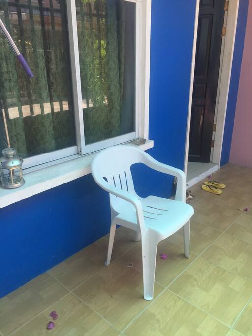 Outside balcony