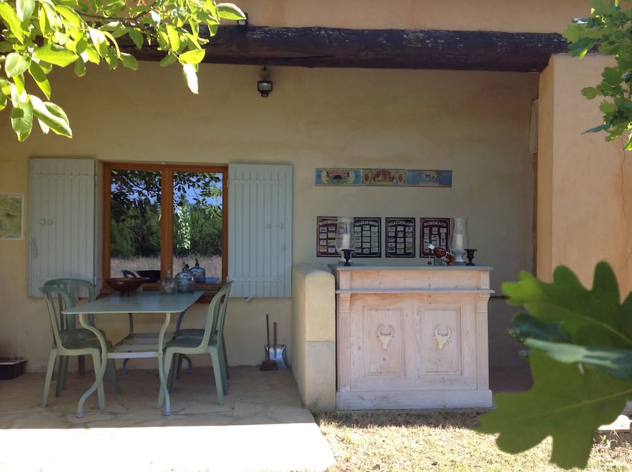 Private terrace for guests
