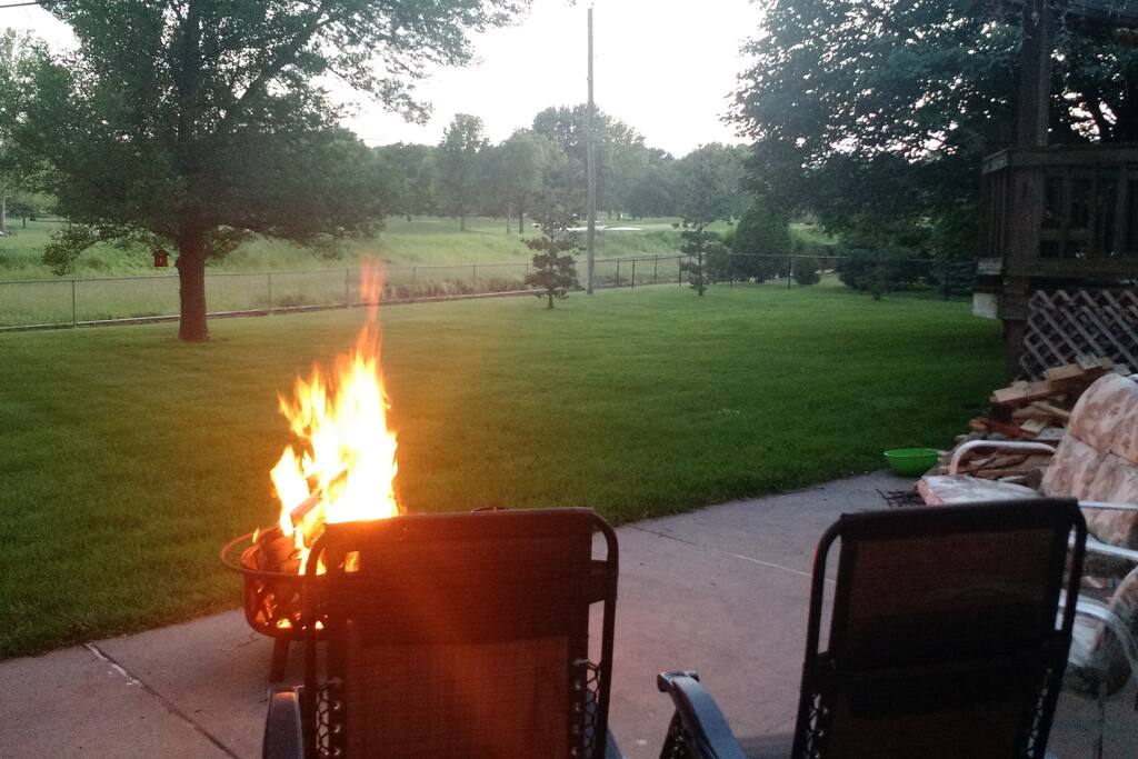 Evening Fire