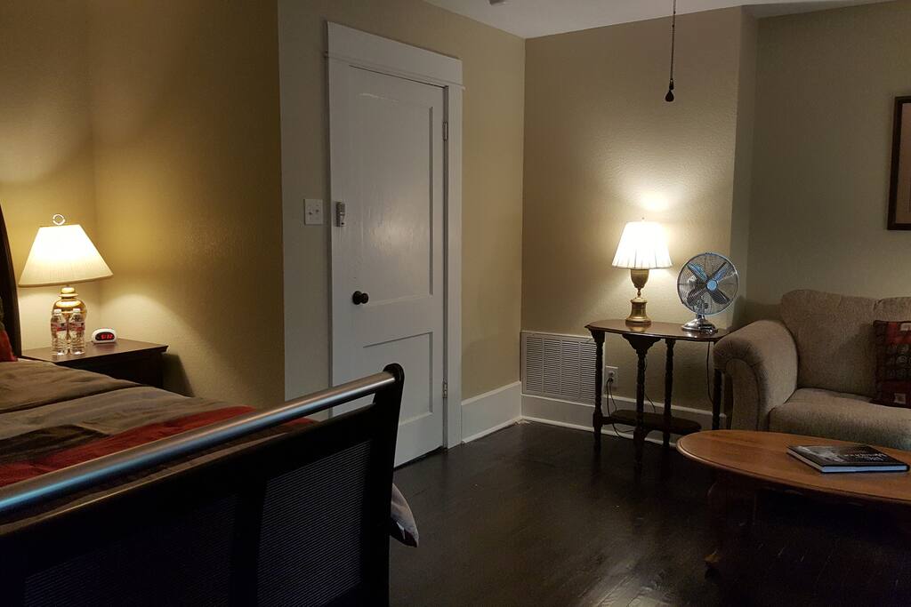 Private room with a comfortable sitting area