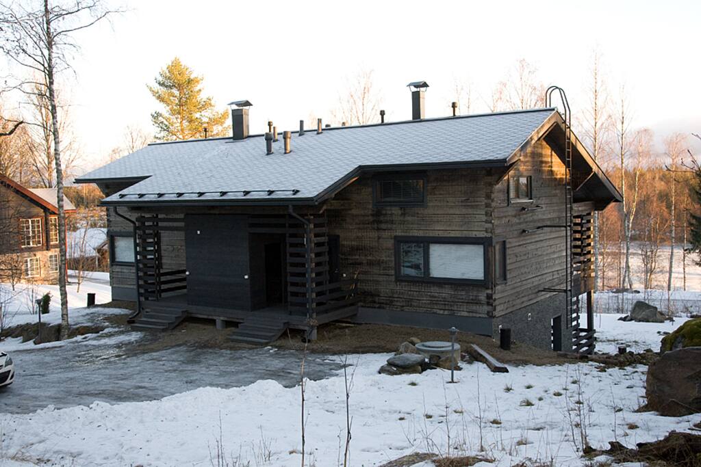 Front entrance, winter