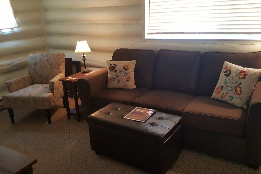 Couch converts to double bed