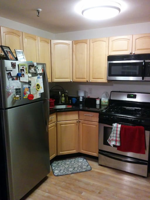 Newly installed kitchen and appliances