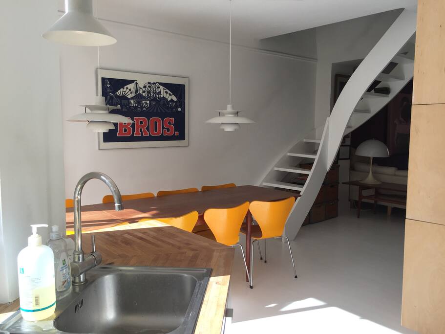 Dining area view from kitchen
