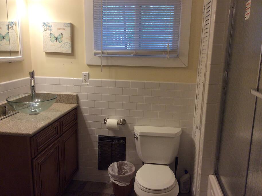 Bathroom with jacuzzi tub/shower