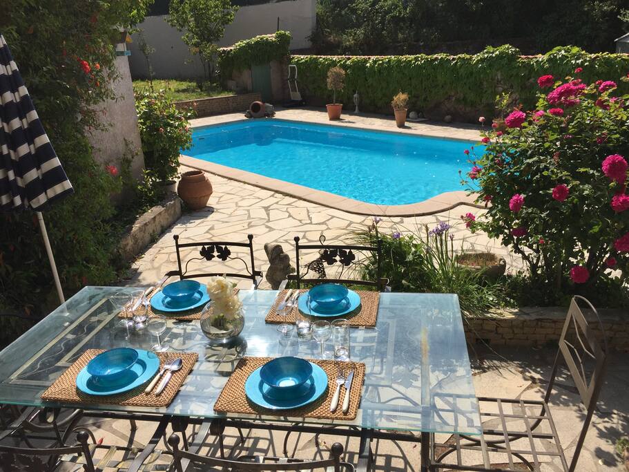 vue piscine