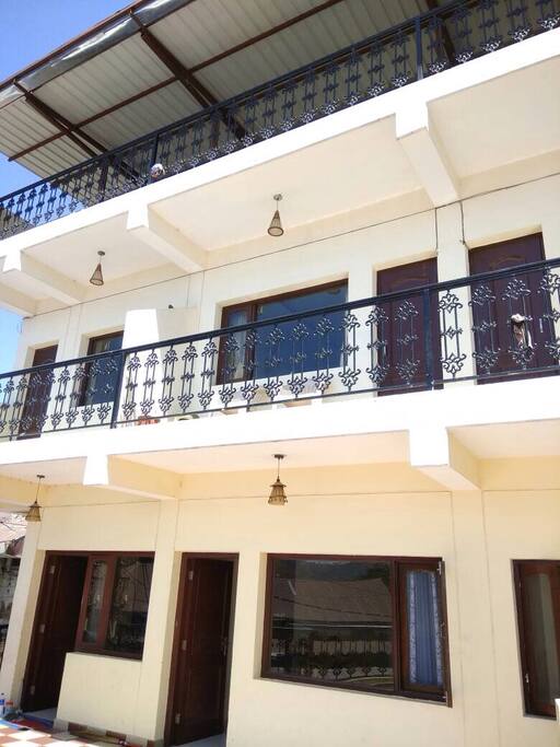 Well ventilated and airy rooms with attached balconies facing the Doon valley and the Mussoorie Mall Road