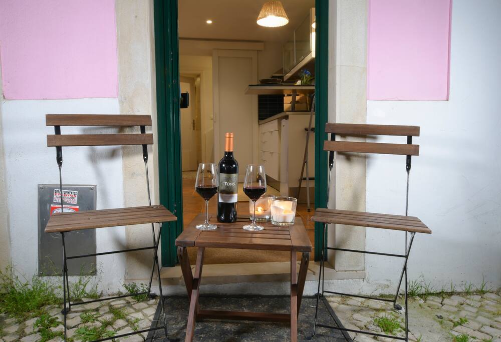 Drink some wine, enjoying the neighborhood and the good weather!