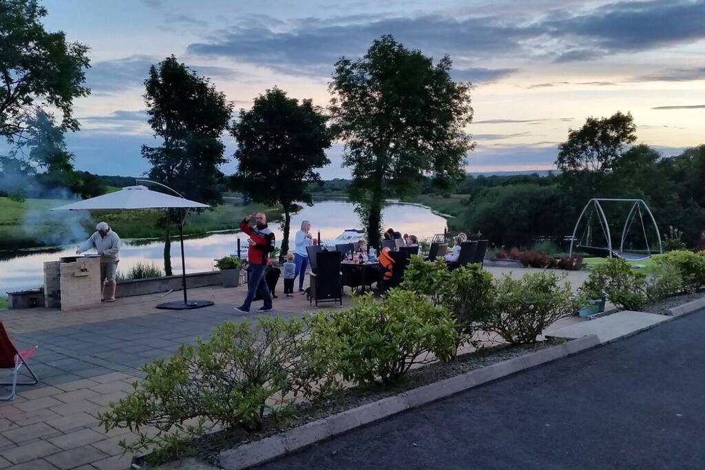 Evening BBQ on Patio