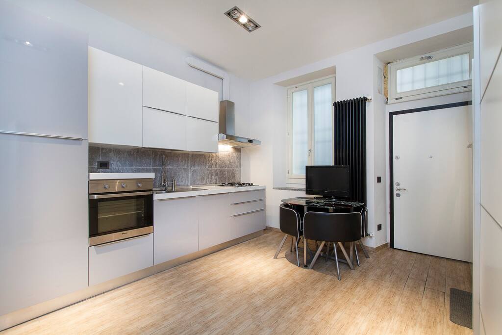 cucina con angolo cottura