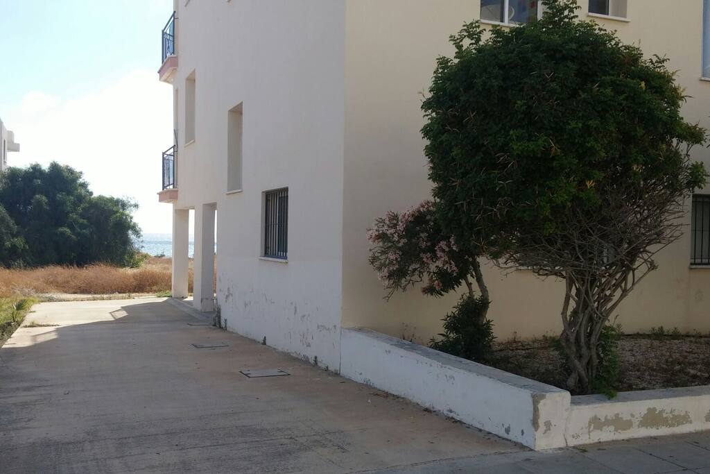 Entrance into complex.