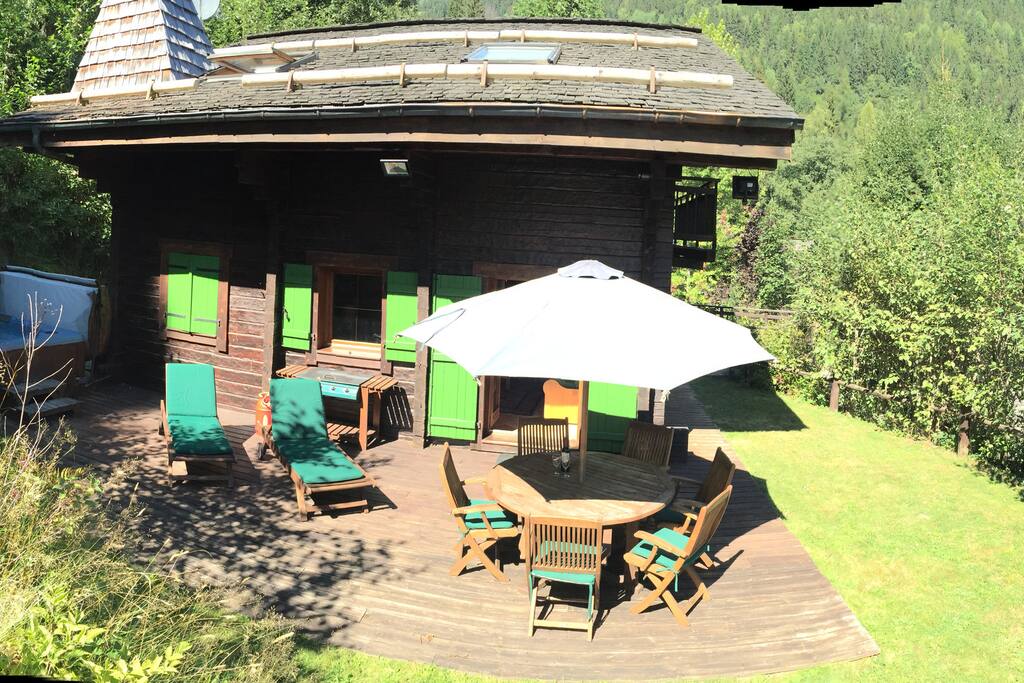 Side view of Patio area