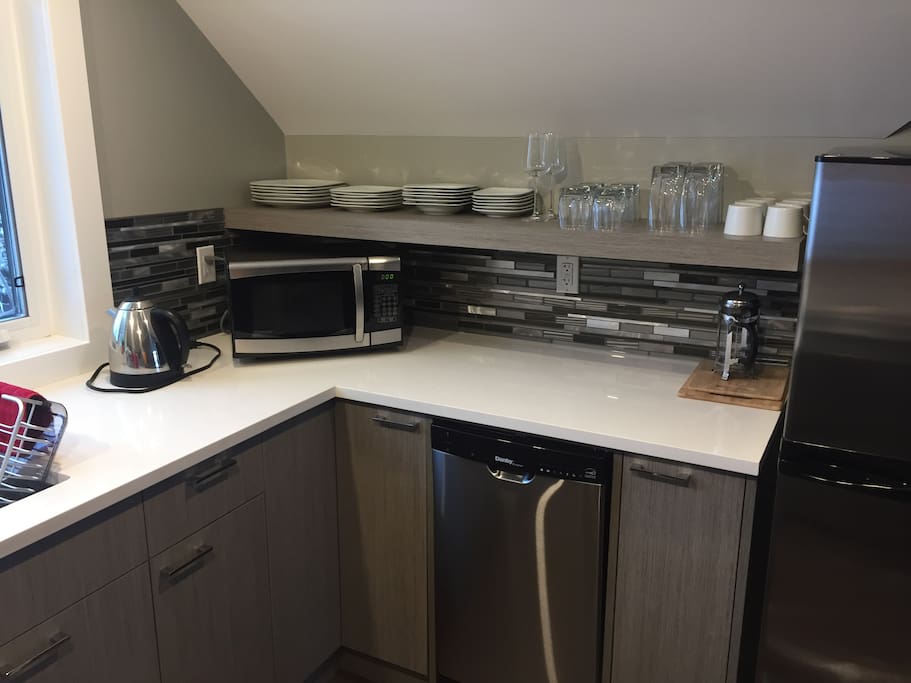 Fully stocked kitchen