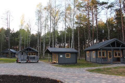 Relaxing cabin between the lake and the sea "At the Birds" 2
