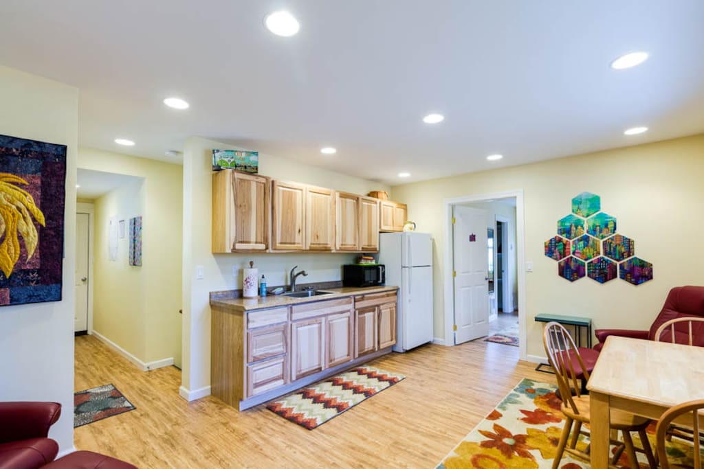 Kitchenette with amenities for almost any cooking needs
