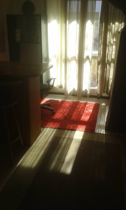 Ensoleillement de l'appartement !