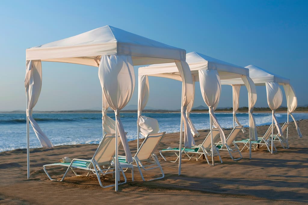Beach front cabana