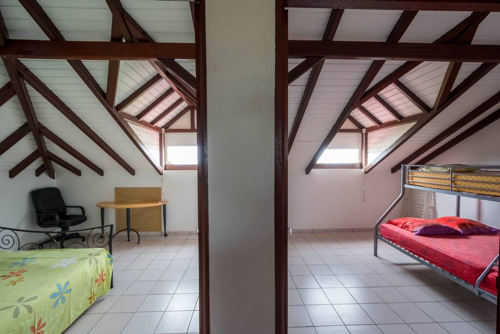 Vue des deux chambres