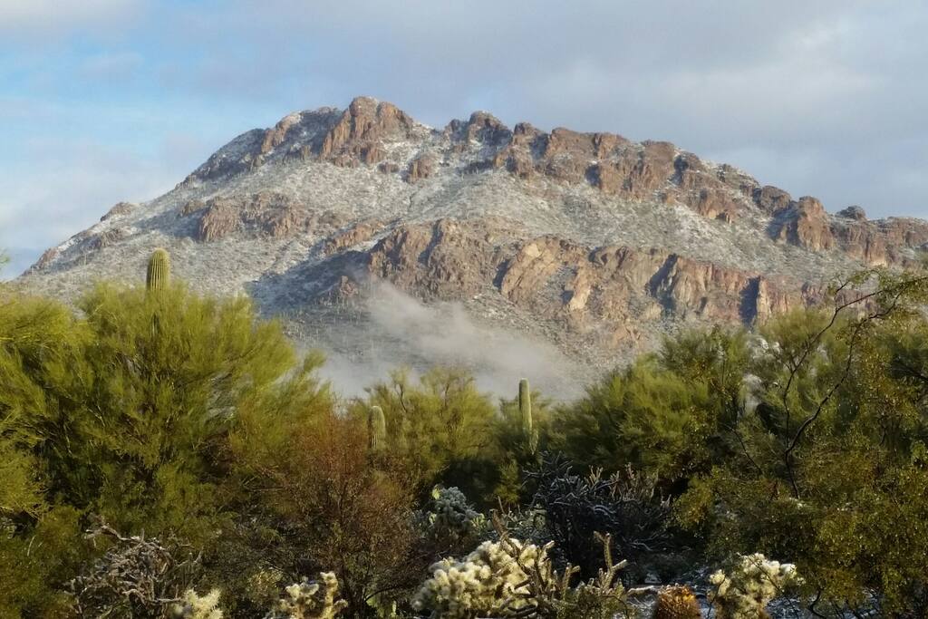 Golden Gate Mountain as viewed from the north side of the house
