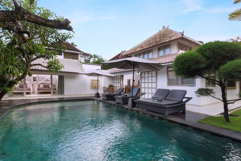 Morning villa view