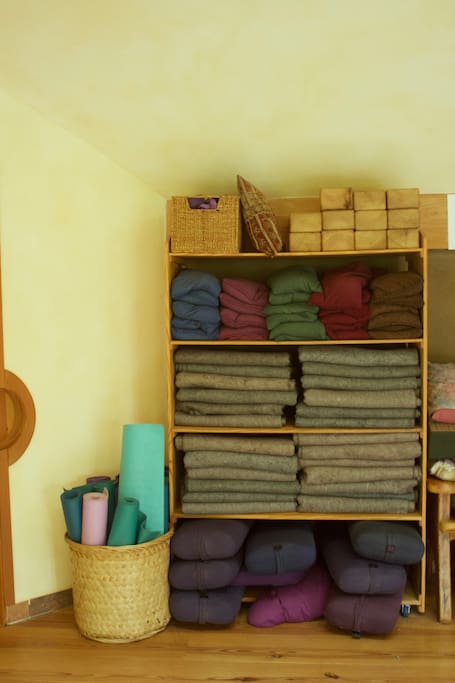 fully equipped yoga studio