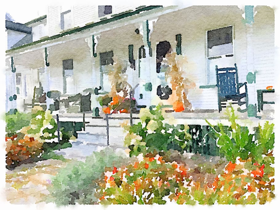 Porch in Watercolors