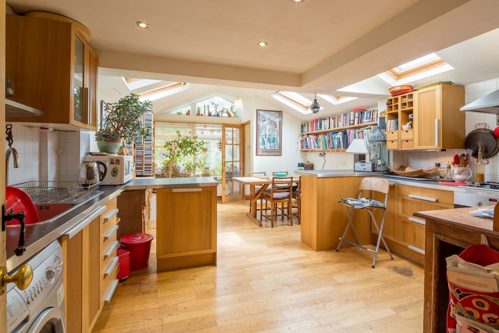The kitchen is available for you to cook meals.