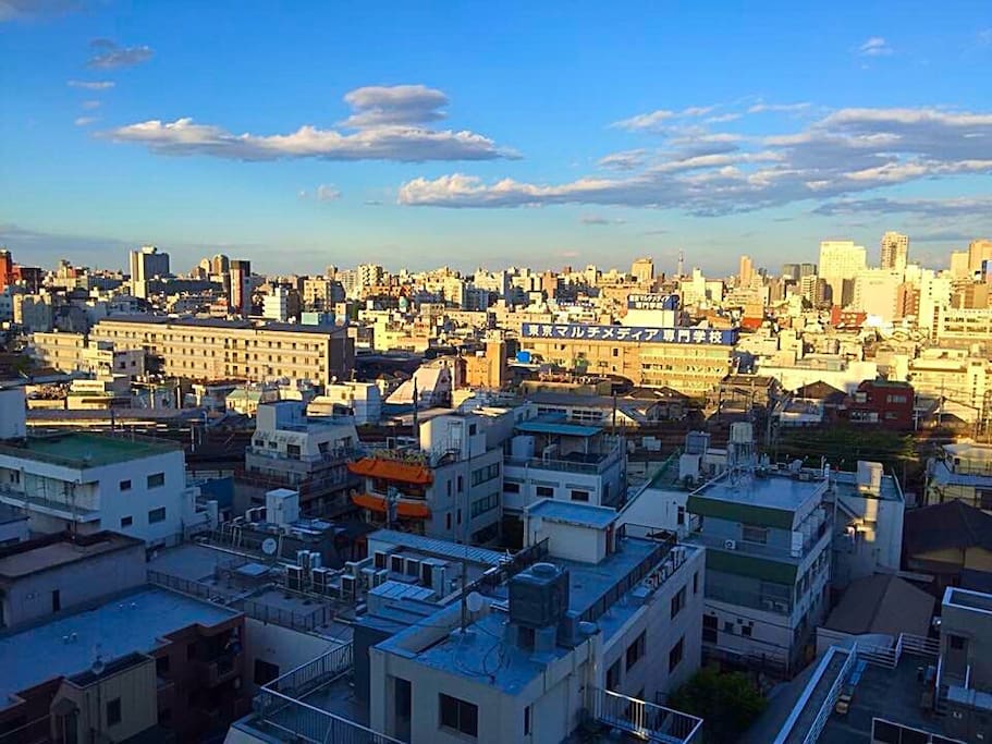 View from rooftop