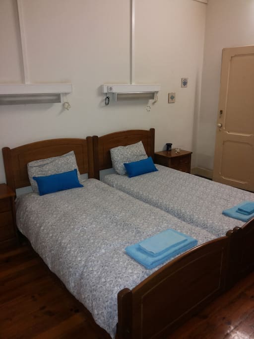 Two single beds