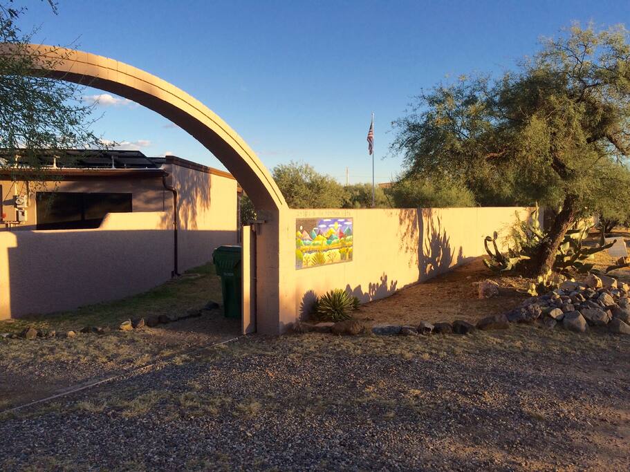 Main entrance to property