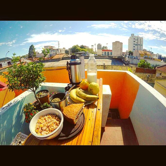 Tremendo desayuno para arrancar el día con todas las energias