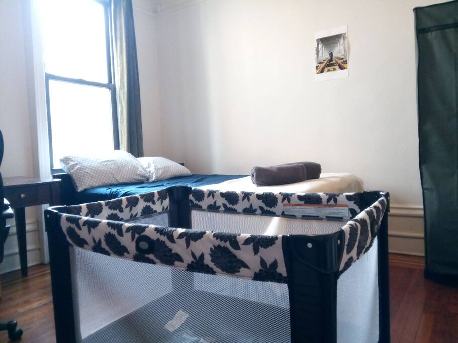 Baby cribs available if needed