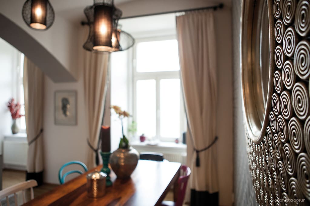 Main room is bright and sunny