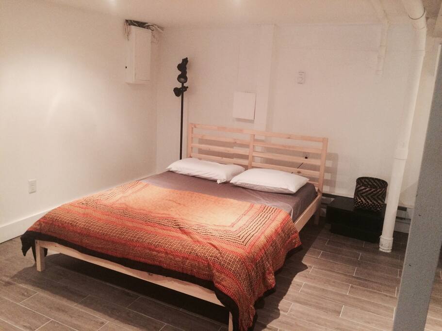 Sleeping Area with Queen Bed