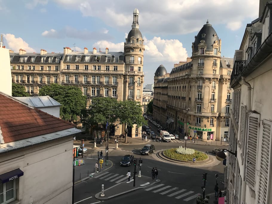 Great view of Paris from the balconies