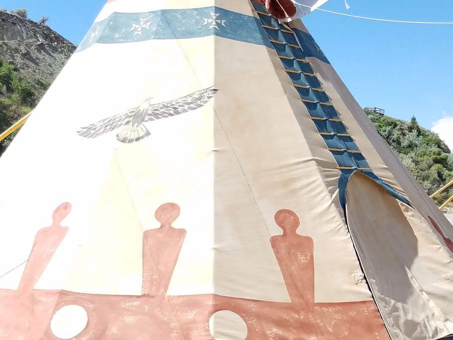 Eagle Tipi close up