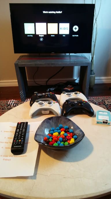 Netflix to enjoy an evening in.
