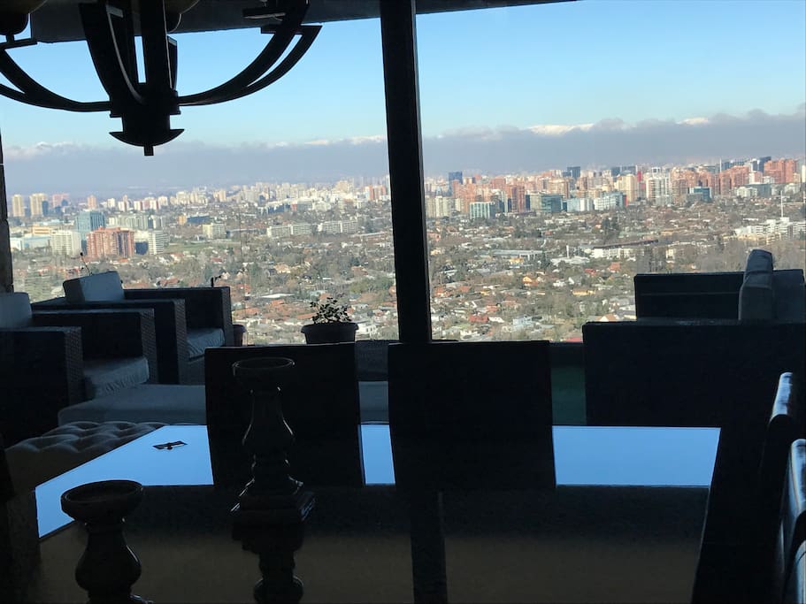 Vista a Santiago