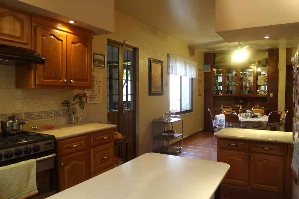 Our guests are allowed to use the kitchen at any time they might need it.