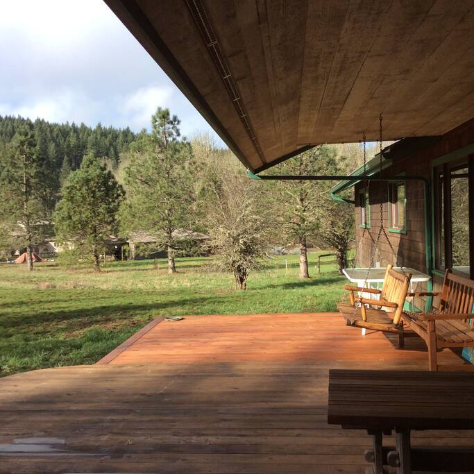 From the front deck