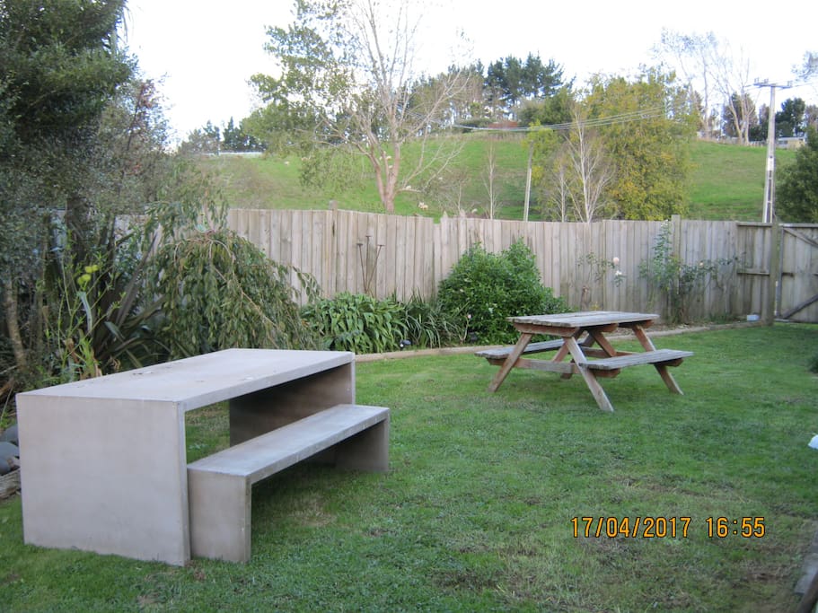 Back garden