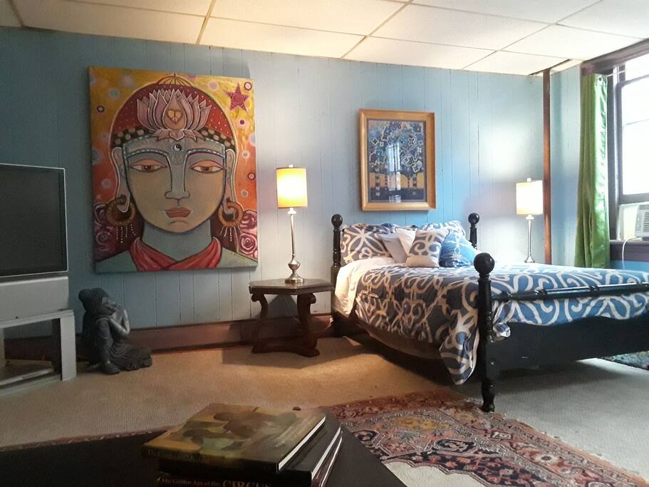 Fine art everywhere...and most of it is for sale.