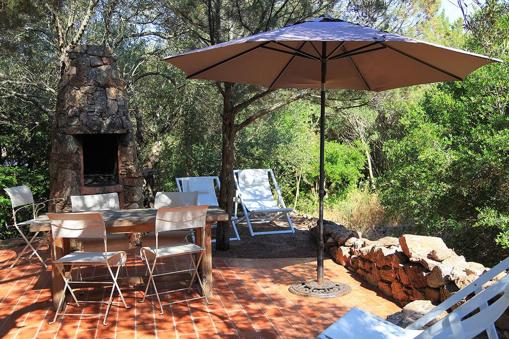 terrasse privée pour les voyageurs