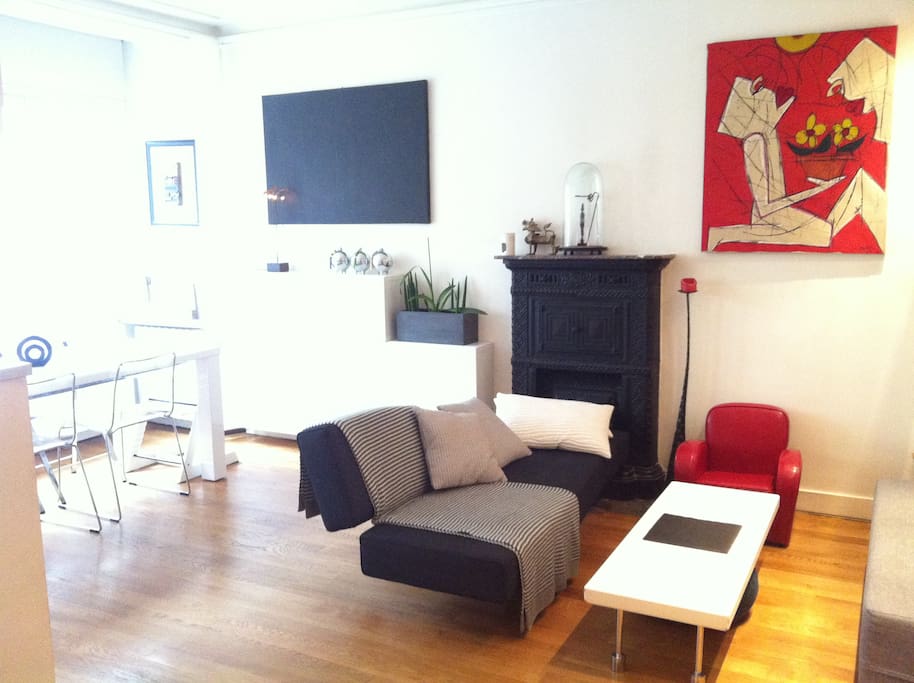 Espace salon dans la pièce de vie