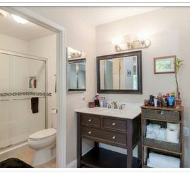 Master bath with shower