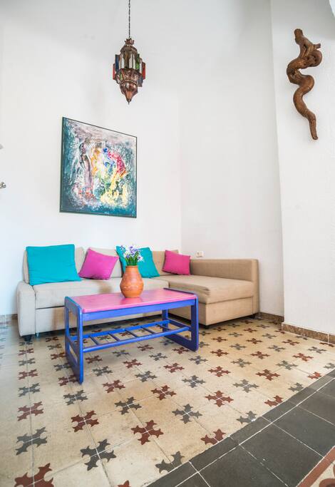 Salón sofá cama de matrimonio