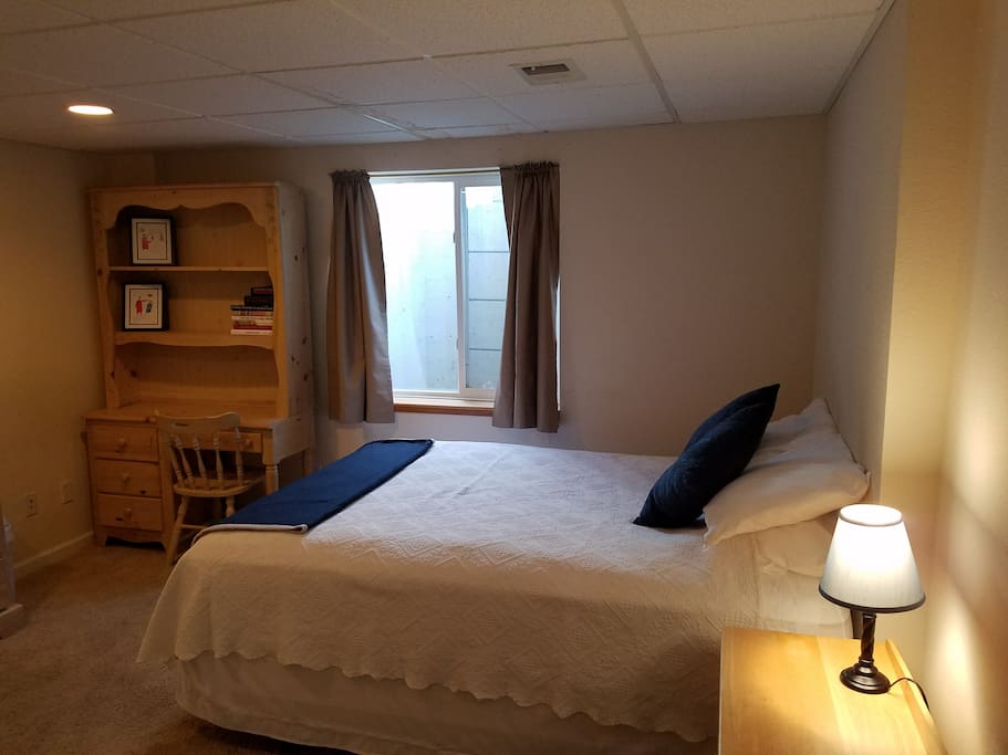 Bedroom with natural sunlight