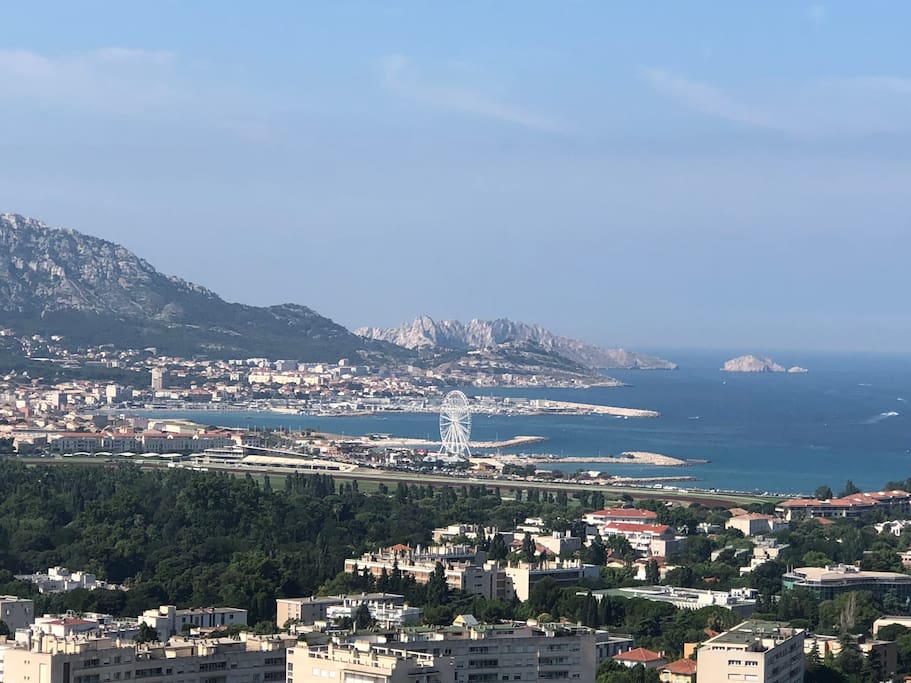 Vue la piscine