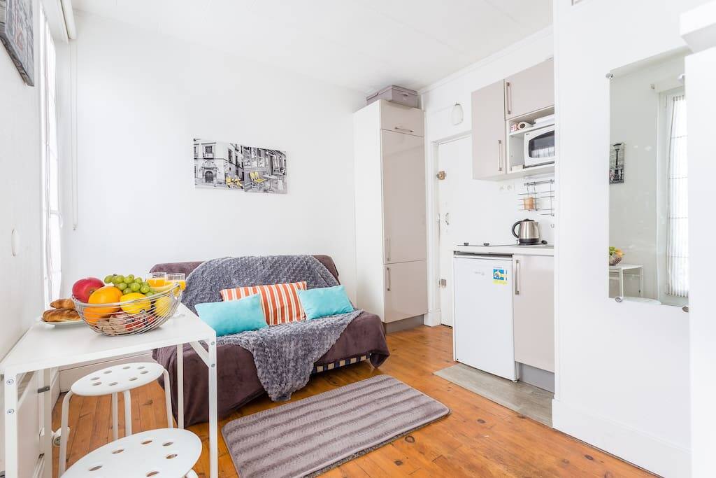 Compact and efficiently arranged space with everything you might need