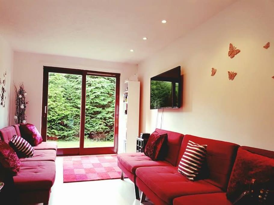 Freshly decorated living room.